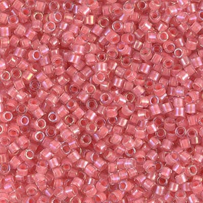 Бисер Miyuki Delica DBM0070 Coral Lined Crystal Luster