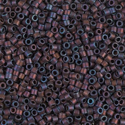 Бисер Miyuki Delica DBM0323 Matte Metallic Copper Rainbow Iris