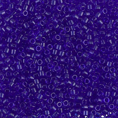 Бисер Miyuki Delica DBM0707 Transparent Cobalt