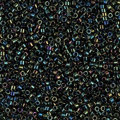 Бисер Miyuki Delica DB0003 Metallic Forest Green Iris