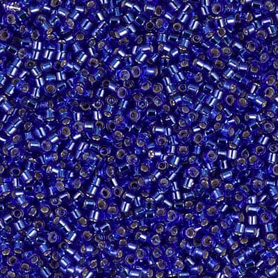 Бисер Miyuki Delica DB0047 Silverlined Cobalt