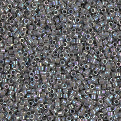 Бисер Miyuki Delica DB0168 Opaque Gray AB