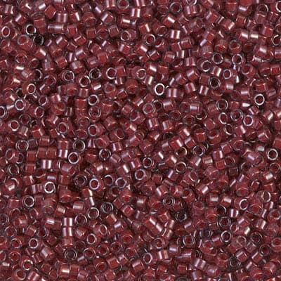 Бисер Miyuki Delica DB0280 Cranberry Lined Crystal Luster