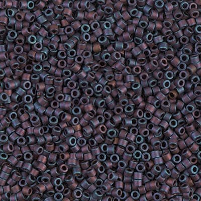 Бисер Miyuki Delica DB0323 Matte Metallic Copper Rainbow Iris