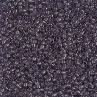 Бисер Miyuki Delica DB0386 Matte Transparent Dried Lavender Luster