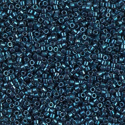Бисер Miyuki Delica DB0459 Galvanized Midnight Aqua