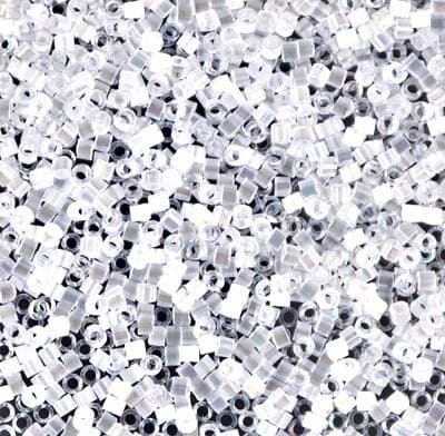 Бисер Miyuki Delica DB0670 Crystal AB Silk Satin