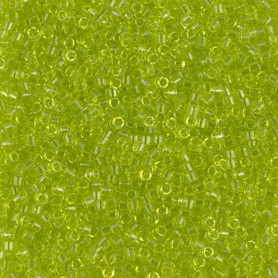 Бисер Miyuki Delica DB0712 Transparent Chartreuse
