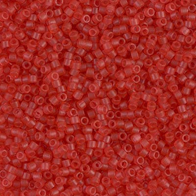 Бисер Miyuki Delica DB0779 Dyed Semi-Frosted Transparent Watermelon