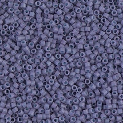 Бисер Miyuki Delica DB0799 Dyed Semi-Frosted Opaque Lavender