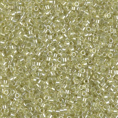 Бисер Miyuki Delica DB0903 Sparkling Celery Lined Crystal