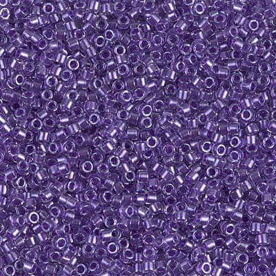 Бисер Miyuki Delica DB0906 Sparkling Purple Lined Crystal