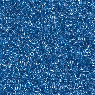 Бисер Miyuki Delica DB0920 Sparkling Cerulean Blue Lined Crystal