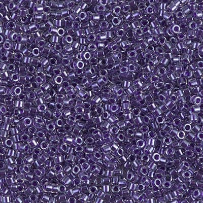 Бисер Miyuki Delica DB0923 Sparkling Amethyst Lined Crystal