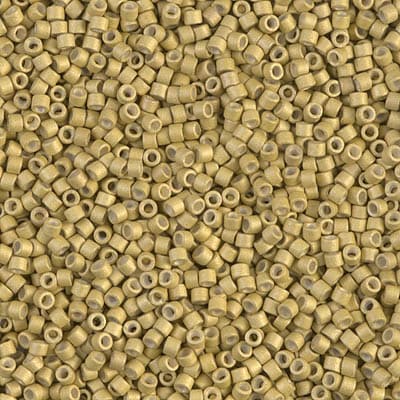 Бисер Miyuki Delica DB1164 Galvanized Matte Zest