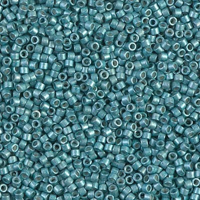 Бисер Miyuki Delica DB1183 Galvanized Semi-Frosted Dark Aqua