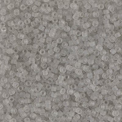 Бисер Miyuki Delica DB1271 Matte Transparent Gray Mist