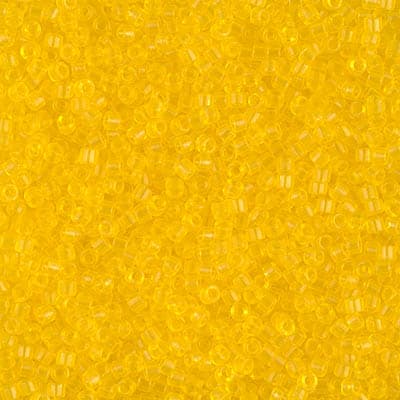 Бисер Miyuki Delica DB1301 Dyed Transparent Yellow