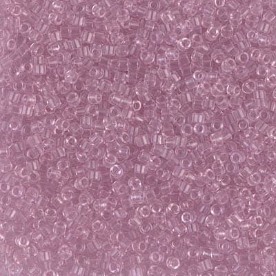 Бисер Miyuki Delica DB1402 Transparent Pale Rose