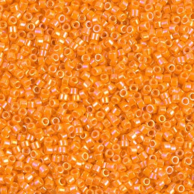 Бисер Miyuki Delica DB1573 Opaque Mandarin AB