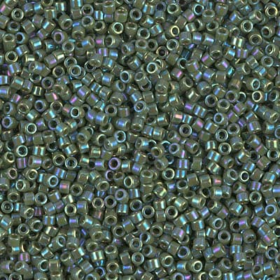 Бисер Miyuki Delica DB1575 Opaque Avocado AB