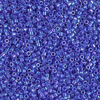 Бисер Miyuki Delica DB1578 Opaque Cyan Blue AB