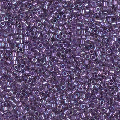 Бисер Miyuki Delica DB1754 Sparkling Purple Lined Crystal AB