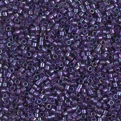 Бисер Miyuki Delica DB1756 Sparkling Purple Lined Amethyst AB