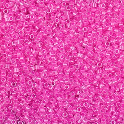 Бисер Miyuki Delica DB2037 Luminous Hot Magenta