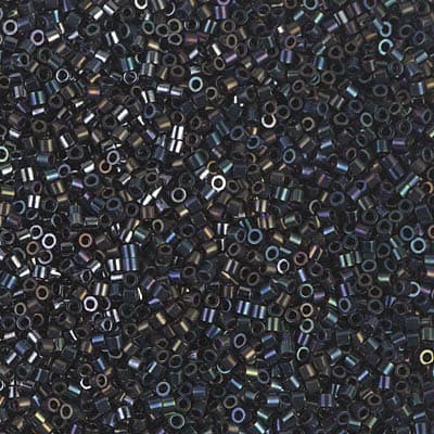 Бисер Miyuki Delica DBS0002 Metallic Dark Blue Iris