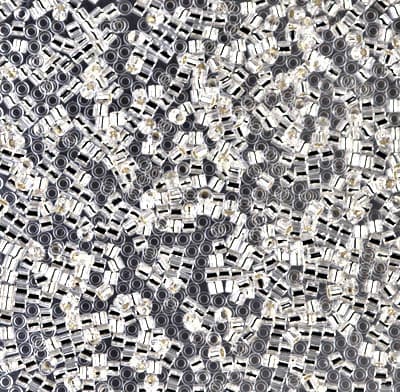 Бисер Miyuki Delica DBS0041 Silverlined Crystal