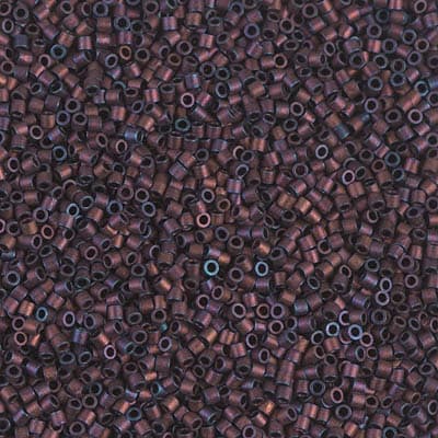 Бисер Miyuki Delica DBS0312 Matte Metallic Dark Raspberry Iris