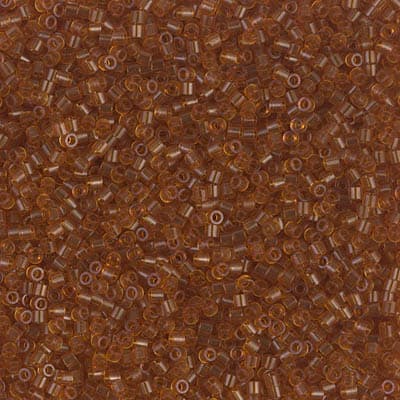 Бисер Miyuki Delica DBS0709 Transparent Dark Topaz