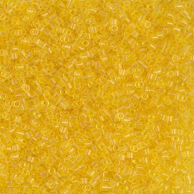Бисер Miyuki Delica DBS0710 Transparent Yellow