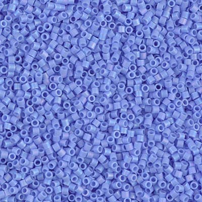 Бисер Miyuki Delica DBS0881 Matte Opaque Periwinkle AB