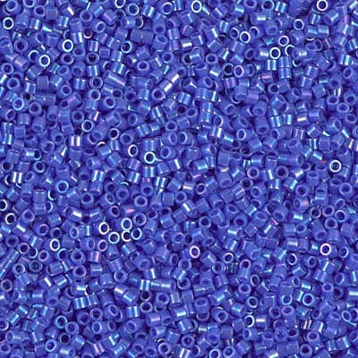 Бисер Miyuki Delica DBS1578 Opaque Cyan Blue AB