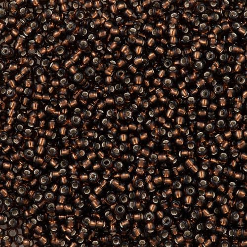 Miyuki Round 0029 Silver Lined Root Beer