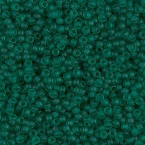 Miyuki Round 0147F Matte Transparent Emerald