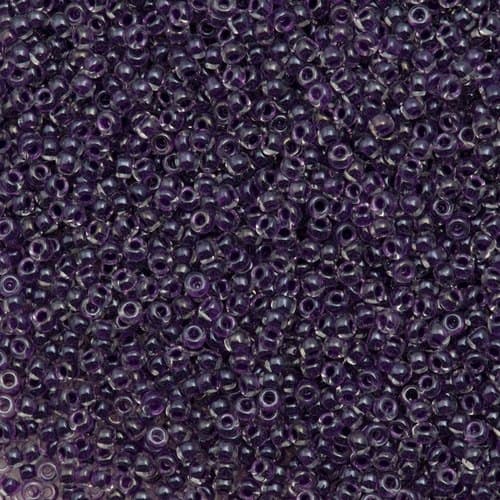 Miyuki Round 0223 Grape Lined Crystal