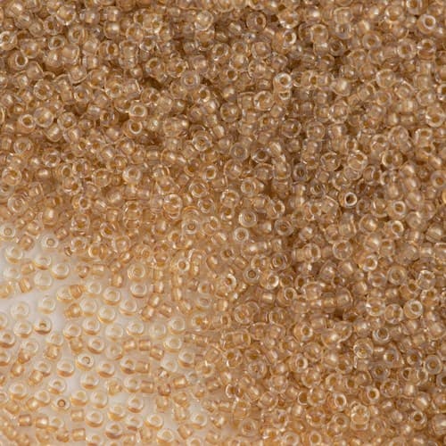 Miyuki Round 0234 Sparkling Metallic Gold Lined Crystal