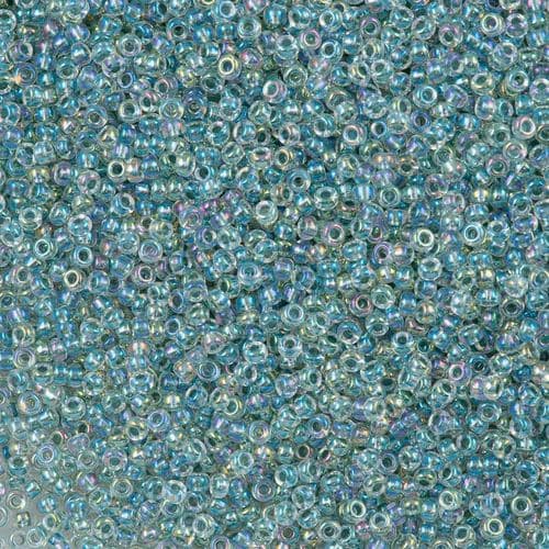 Miyuki Round 0263 Sea Foam Lined Crystal AB