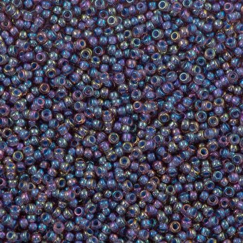 Miyuki Round 0360 Lined Light Amethyst AB