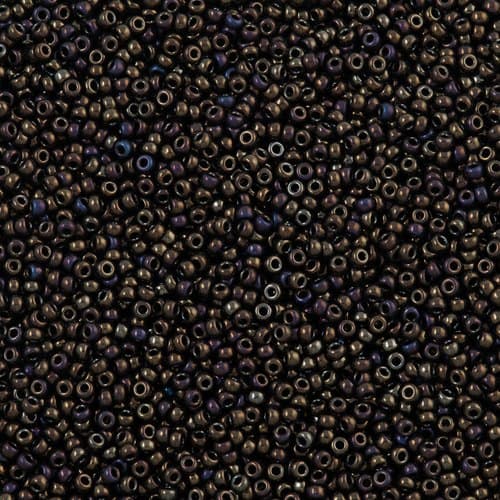 Miyuki Round 0458 Metallic Brown Iris
