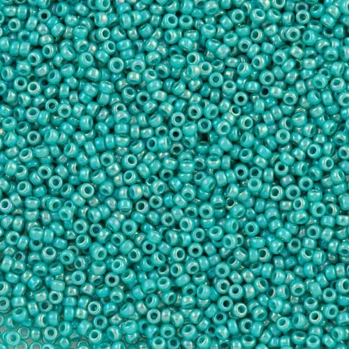 Miyuki Round 0481 Opaque Turquoise Green AB