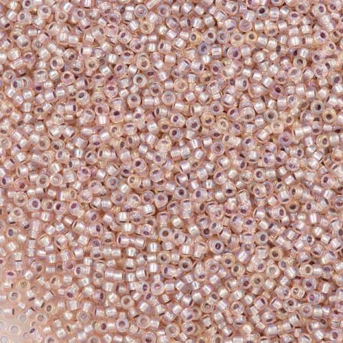 Miyuki Round 1023 Silver Lined Light Blush AB