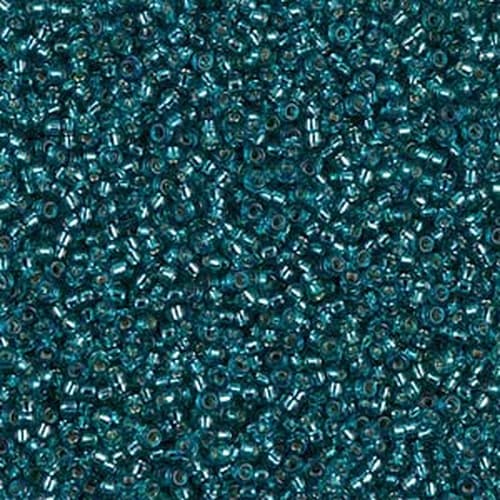 Miyuki Round 1424 Dyed Silver Lined Teal