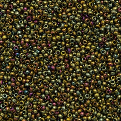 Miyuki Round 1981 Nickel Plated AB