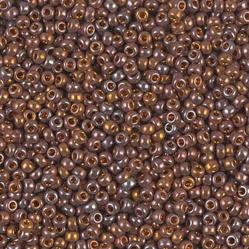 Miyuki Round 1984 24kt Red Gold Iris