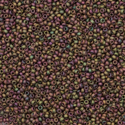 Miyuki Round 2035 Matte Metallic Khaki Iris