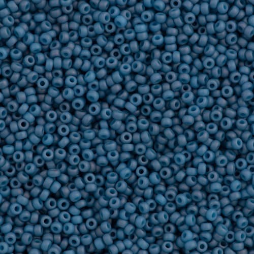 Miyuki Round 2074 Matte Opaque Pale Denim Luster